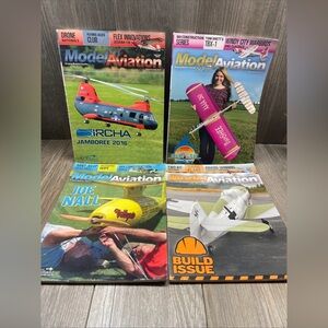 Model Aviation Magazine AMA Lot of 4, September October November December 2016